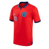 England Raheem Sterling #10 Fußballbekleidung Auswärtstrikot WM 2022 Kurzarm